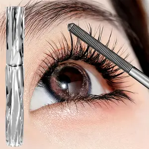 Buy One Get One Steel Tube Voluminous Lengthening Mascara, Waterproof Mascara with Spiral Brush, Easy Application for Beginners, Long Lasting Volumizing