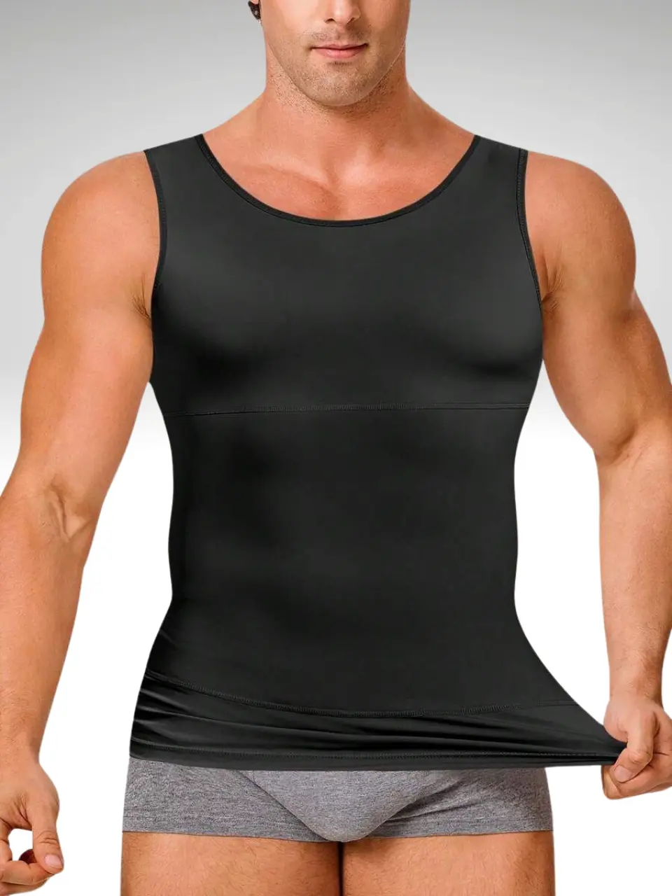 Men’s Waist and Belly Control Shapewear – Slimming Faja Vest with Comfortable Breathable Fabric for Daily Wear