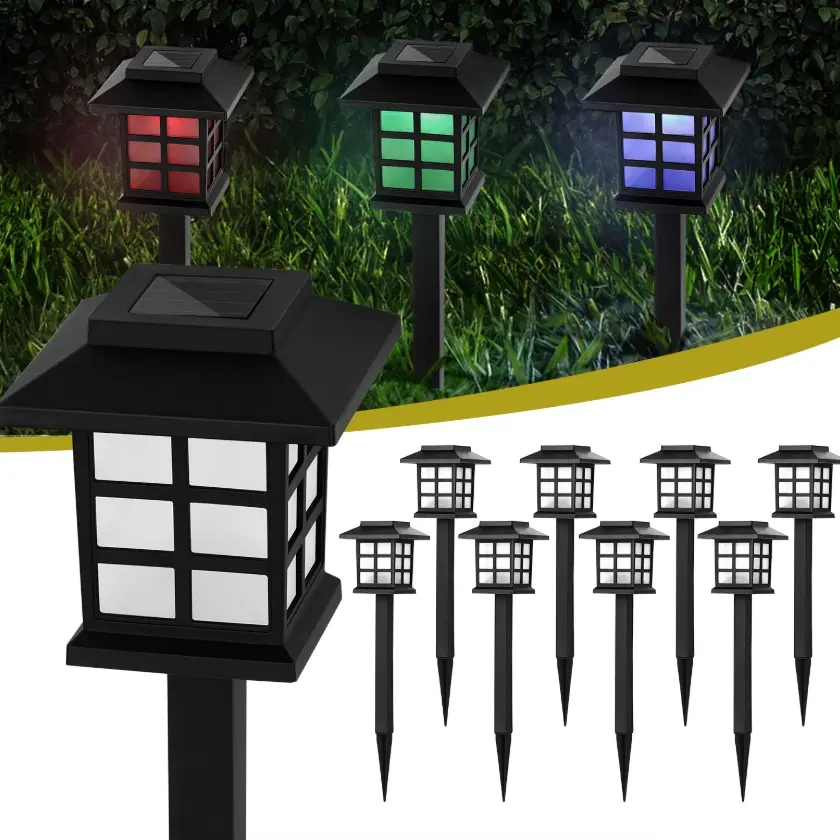 12pcs-Colorful ground spike light