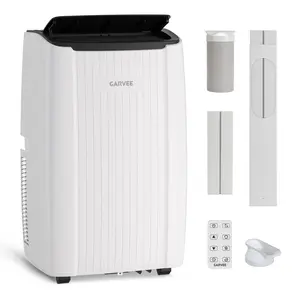 12000 BTU Portable Air Conditioner, Portable AC Unit with Dehumidifier, Fan and Remote Control, Energy Efficient Indoor AC Conditioner for Rooms Up to 550 Sq. ft., White