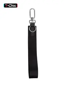 Wristlet Keychain, Solid Color Key Charm Chain Holder, Wrist Lanyard for Keys, Bag Accessories for Women & Men, Wristlet Strap Key
