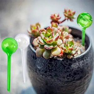 3pcs Automatic Plant Water Feeder Self Watering Plastic Ball Indoor Outdoor Flowers Water Cans Flowerpot Drip Irrigatio Flower gardening tools Pot cutters Household plastic ball automatic watering device dropper watering device Automatic Plants Watering