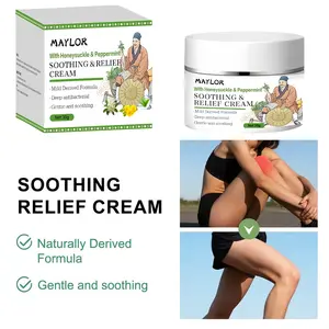 MAYLOR Herbal Itch Relief Cream – Gentle Daily Moisturizer for Dry, Irritated & Sensitive Skin | Fast-Soothing Natural Formula