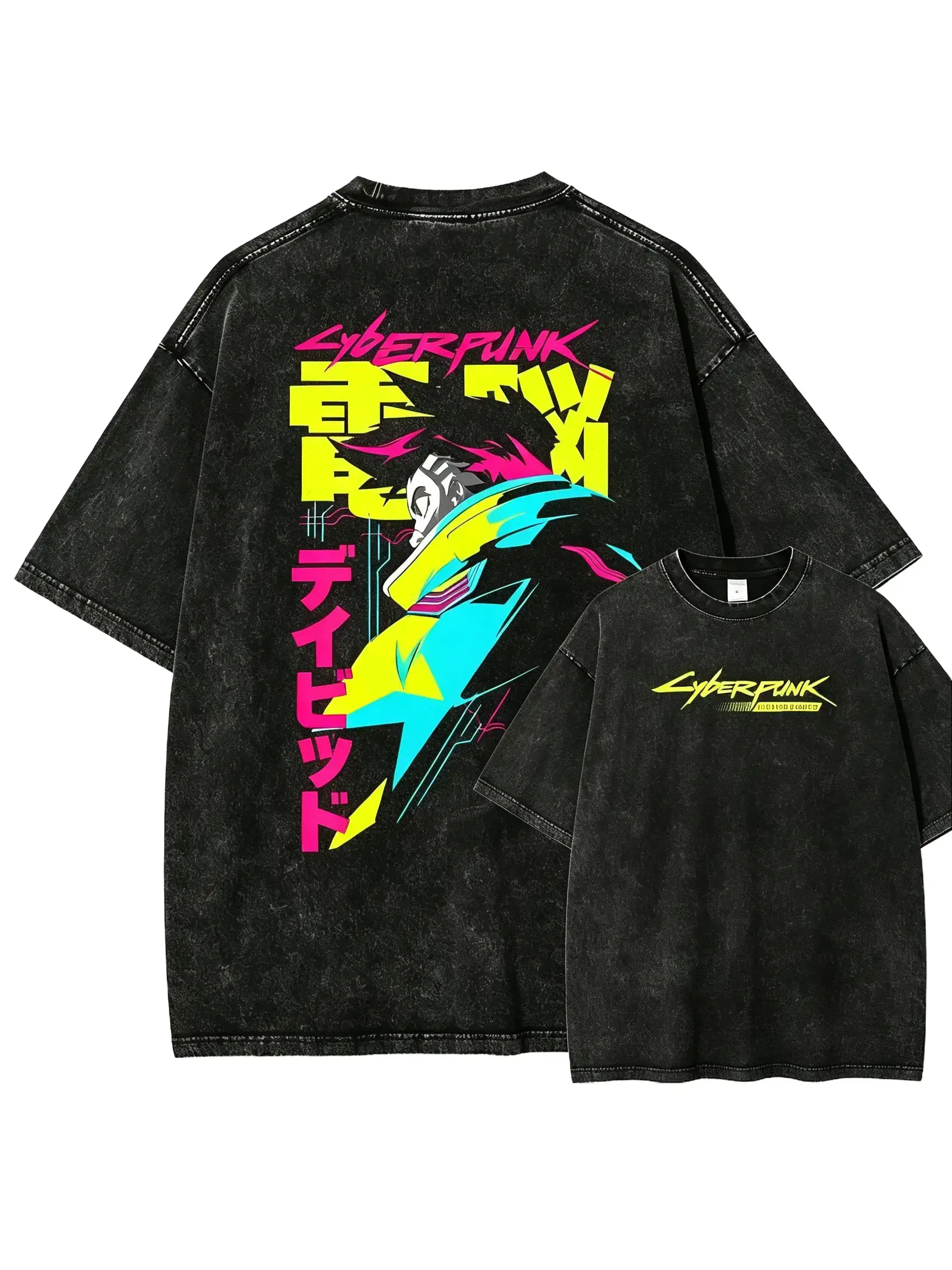 Men's Unisex Cyberpunk Edgerunners David Martinez Oversized Top T-Shirt - Short-Sleeve, Vintage Anime Graphic tees ,funny graphic tee,good graphic tees,vintage shirts,outdoor casual men,oversized streetwear tee,graphic t shirt deals,humorous tshirt men