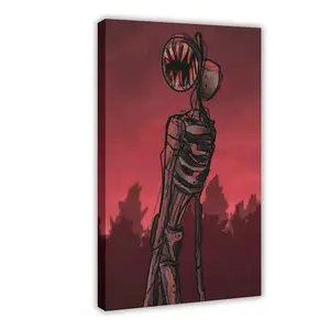 Game Siren Head Poster 10 bedroom canvas posters, hall wall art, bathroom canvas posters, home poster decoration