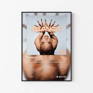 BIA Album Poster, For Certain Really Her Tracklist, Female Trap Music Print, Barbi Aesthetic Decor, Unframed Print Only