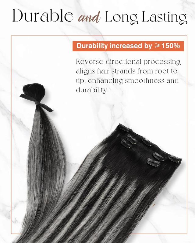 Sunny Hair Clip  Extensions Natural Straight Human Hair Clip in Extensions Remy 14Inch-24Inch Easy to Style Restock Sale #TikTokShopBlackFriday