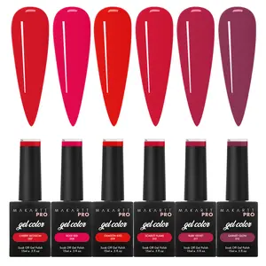 6 Color Gel Polish Set 6 Color Gel Polish Set