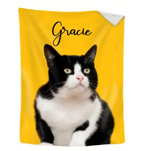 Custom Pet Photo Blanket