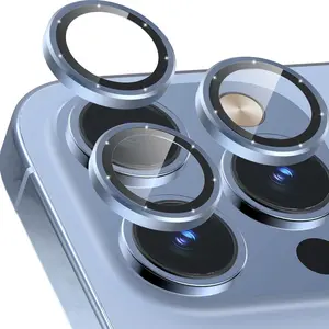 iPhone Camera Lens Protector Film, 9h Hardness Tempered Glass, Durable Anti-Scratch Design, Perfect Fit for Multiple Models
