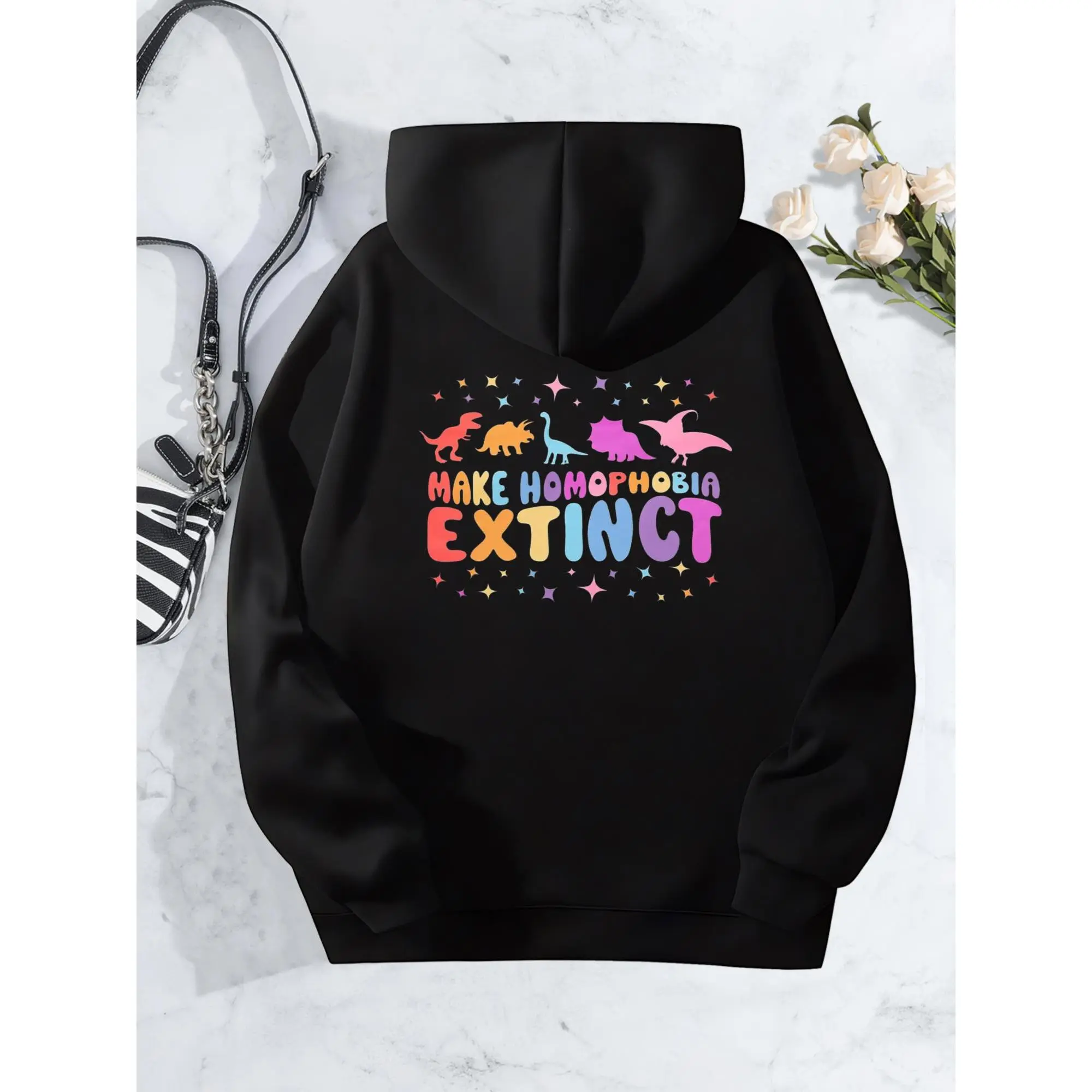 Rainbow Pride Hoodie Women's LGBT Love Wins Graphic Hooded Long Sleeve Hoodies Gay Rights Equality Casual Streetwear Fashion Sweatshirts Tops sweatshirts winter outfits graphic hoodie comfort hoodies