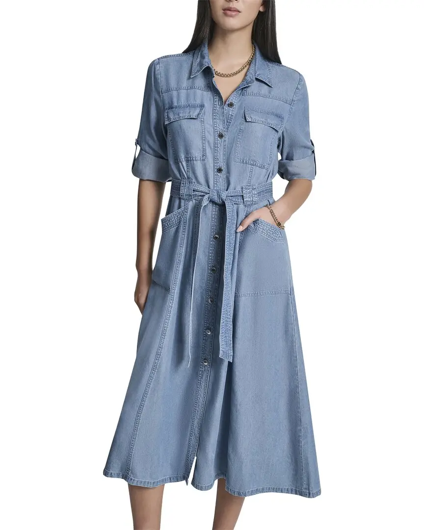 DKNY Roll Tab Cargo Dress
