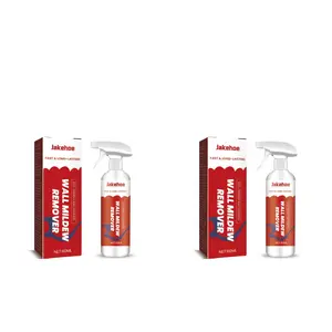 Jakehoe Wall Mold Remover (60ML*2), Bathroom Tile Floor Cleaner, Anti-Mold Agent for Walls, Stain Removal, Prevents Mold Growth, Spray Cleaner