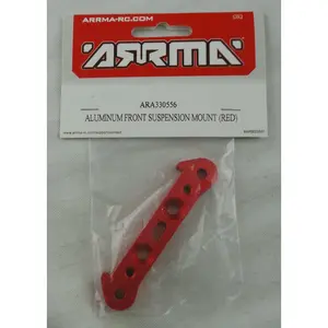 Arrma Red Anodized Aluminum Front Suspension Mount ARA330556