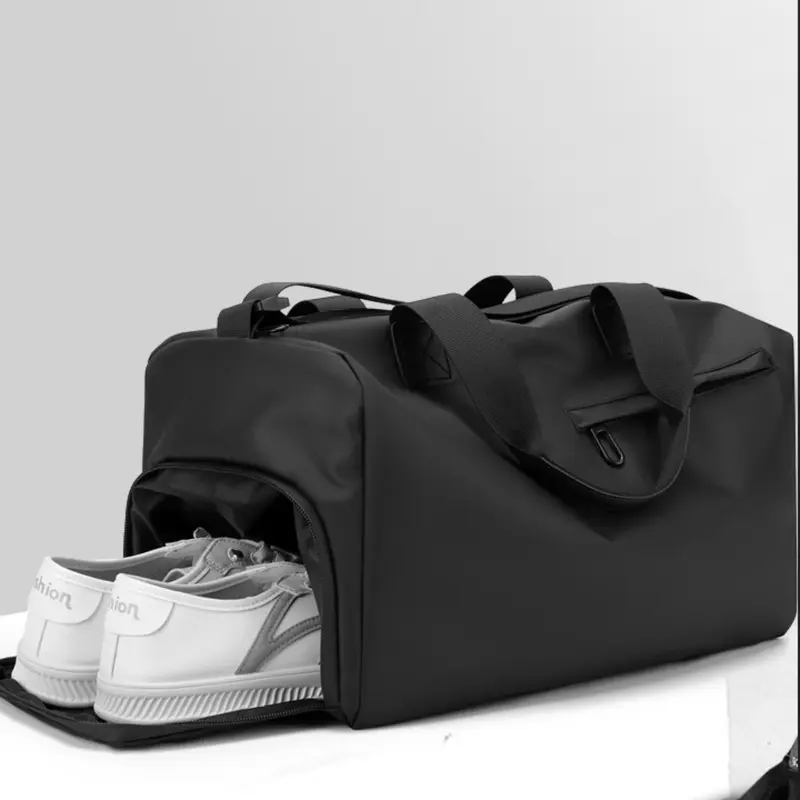 Christmas / Travel Unisex Sports Gym Bag, Short Trip Handheld Travel Duffle, Large Capacity Wet Dry Separation Swim Bag