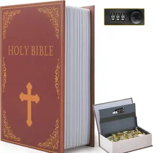 Fake Book Box - Small Safe Box with Combination Lock - Hidden Safe in Plain Sight - Diversion Safes - Secret Safes