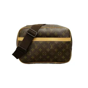 Pre-owned Louis Vuitton leather Crossbody Bags Reporter PM 28 Camera Bag
