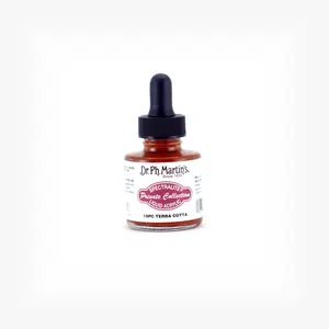 Dr. Ph. Martin's Spectralite Private Collection Liquid Acrylics (18PC) Arcylic Paint Bottle, 1.0 US fl oz, Terra Cotta, 1 Bottle