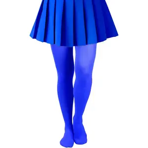 High Waisted Tights for Women Cosplay Costume Stockings 80 Denier Semi Opaque Pantyhose Full Footed