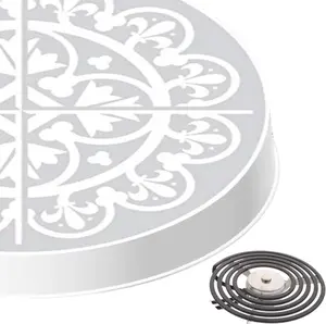 Electric Stove Burner Covers  Sensi temp Stovetop, Style, Durable & Easy-to-Clean  Set of 4