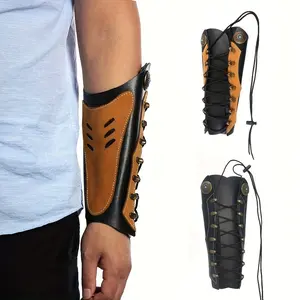 [Unisex Arm Guard] Adjustable Arm Guard with Breathable Mesh Design |   Unisex, Ergonomic Fit for Men & Women, Archery, Hunting, Fishing Accessories, Secure Fit Armwear, Black & Brown