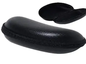 12 Zippered Black Carrying Case for Glasses