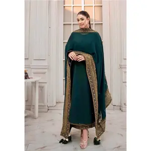 Nooré Royale – Premium Embroidered Silk Suit Set