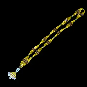 Oshún Gala Necklace with Ilde – Handmade with Sacred Beads