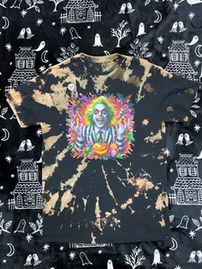 beetle juice reverse dye T-shirt