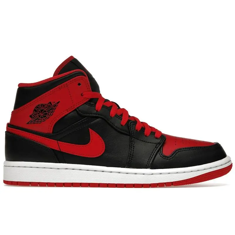Jordan Men's 1 Mid Alternate Bred (2022) Basketball Shoes, from StockX