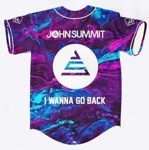 John Summit I wanna go back rave baseball jersey for EDM festivals