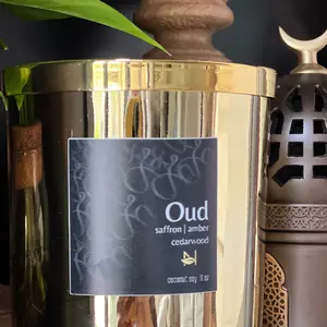 **NEW** Oud Candle- 12 oz