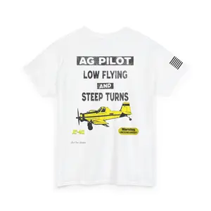 AG PILOT Quotes T-shirt | Pilot T-Shirt | Classic Fit T-Shirt | Aviation T-Shirt | Pilot gifts | Shirt for men | Airplane Shirt Custom