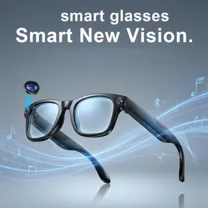Smart Camera Glasses with 8MP HD Recording, Hands-Free Video & Photo Capture, Wireless Audio Wearable for Travel & Daily Use