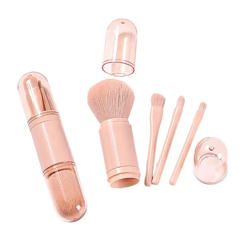 4 in 1 Portable Makeup Brush Set Beauty Brush