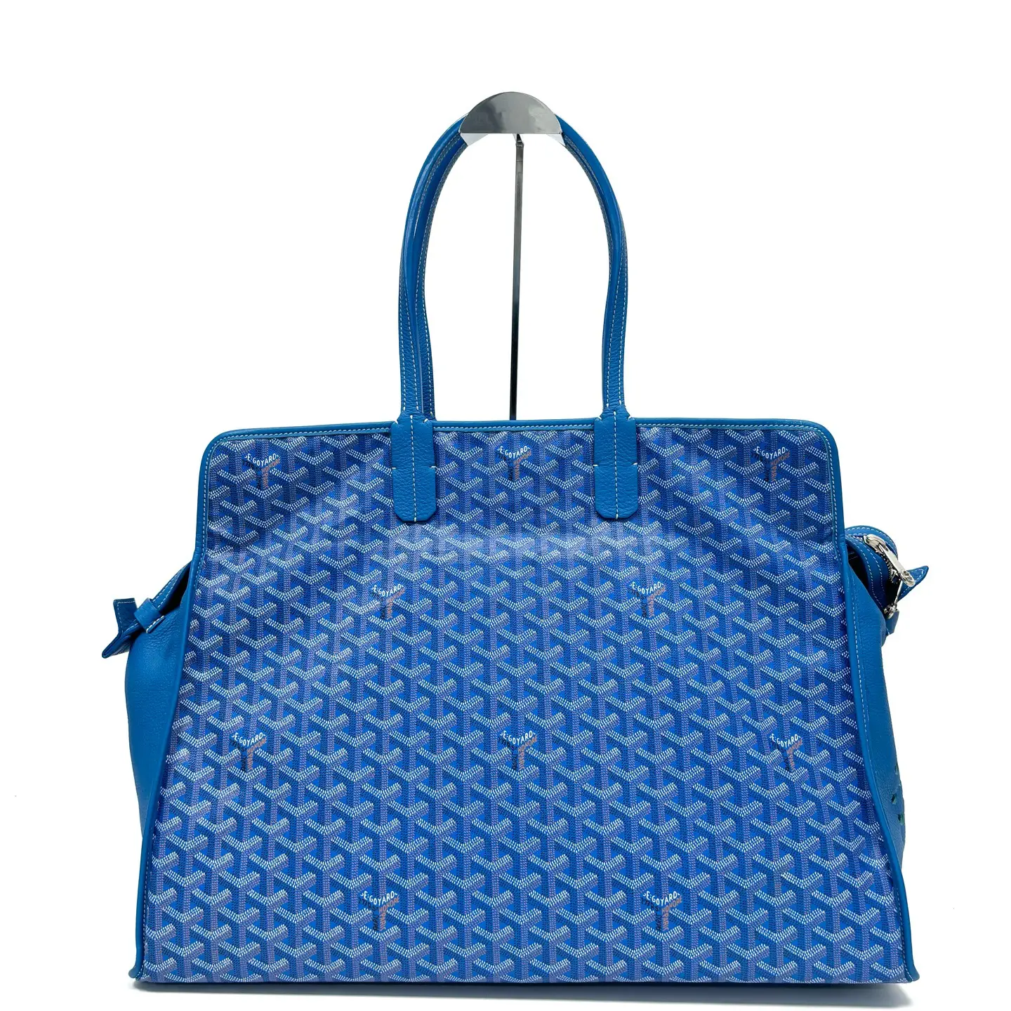 Pre-owned Goyard Blue Hardy Tote Bag Commuter Mommy Bag (N23062809), Tote Bags
