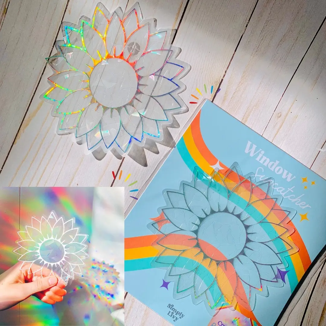 Sunflower Suncatcher Window Cling