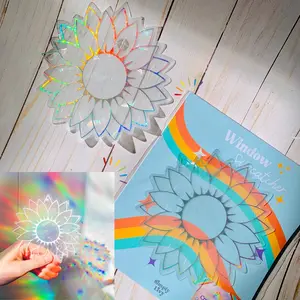 Sunflower Suncatcher Window Cling Sunflower Suncatcher Window Cling