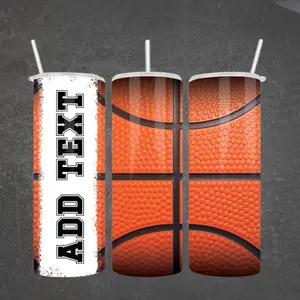 Personalized Basketball tumbler Water Bottles