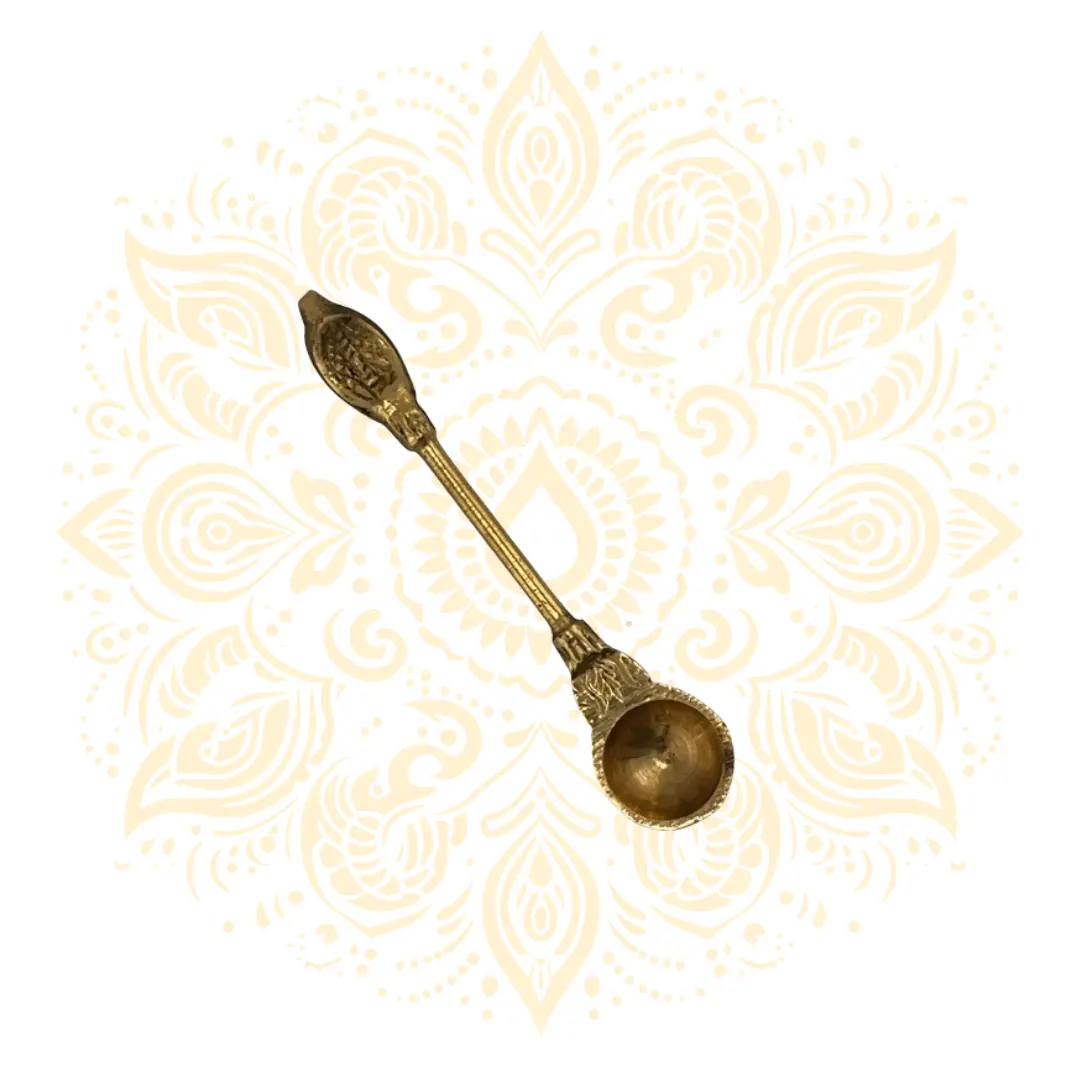 Brass Achaman Spoon – 4” Traditional Pooja Spoon Brass Achaman Spoon – 4” Traditional Pooja Spoon