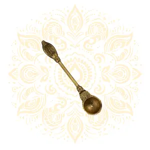 Brass Achaman Spoon – 4”