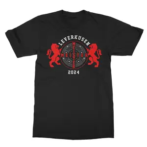 Bayer Leverkusen Meister 2024 German Soccer Champions Spectacular Football Team Adults Unisex T-Shirt