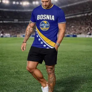 Personalized Bosnia Soccer Jersey | Bosnia and Herzegovina Gifts | Bosnian Football 2026 | Custom Name + Number Shirt J