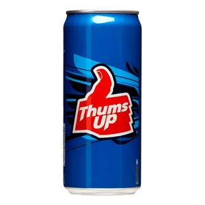 Thums Up Cola Drink - Dark and Spicy Soda in a Beautiful Tin Can