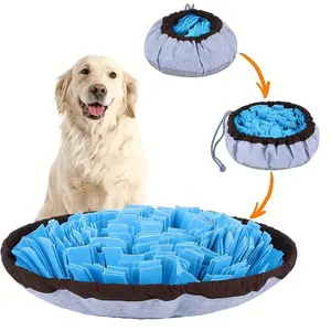 Adjustable Dog Snuffle Mat - Interactive Foraging Puzzle Toy for Smell Training, Slow Eating & Stress Relief - Enhances Mental Stimulation & Engages Your Pet During Feeding Time