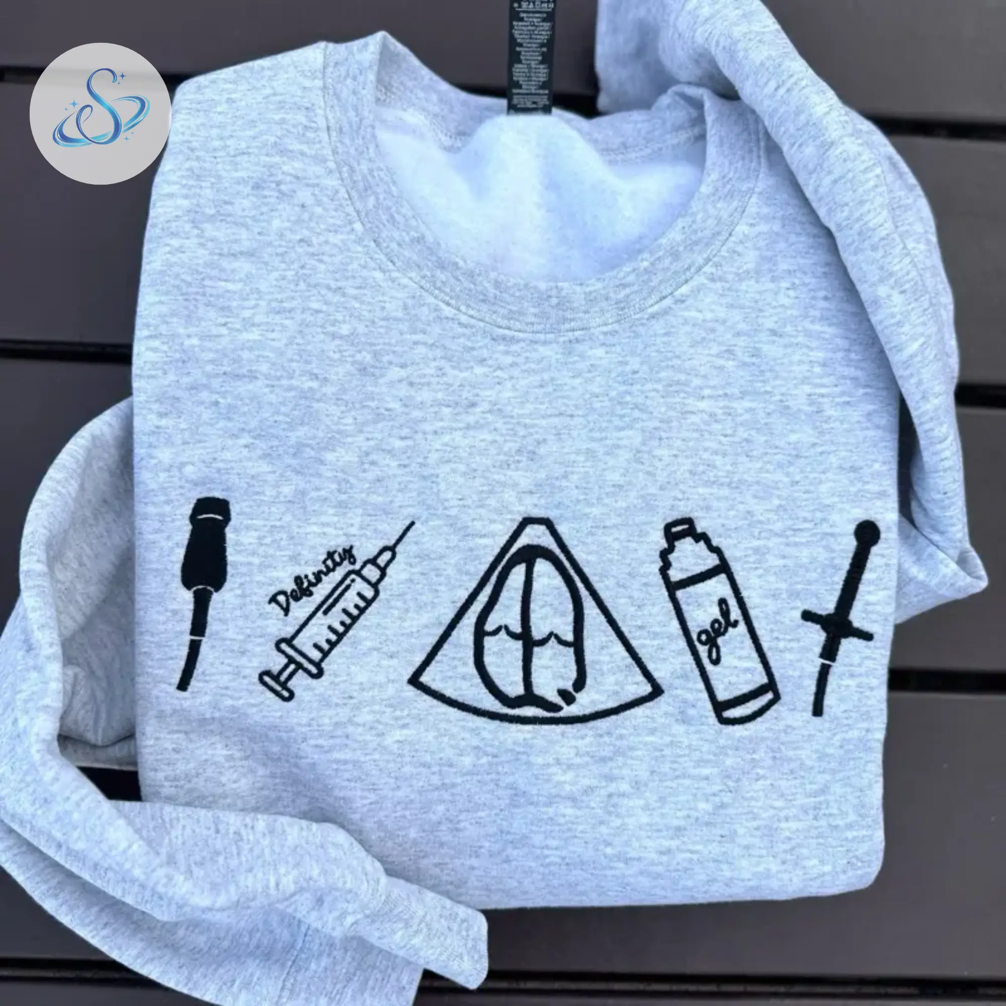 Echo Technologist RDCS Embroidered Sweatshirt, Cardiac Sonographer Crewneck, Ultrasound Tech Aesthetic Pullover, Cozy Medical Gift for Echo Lovers and Healthcare Workers