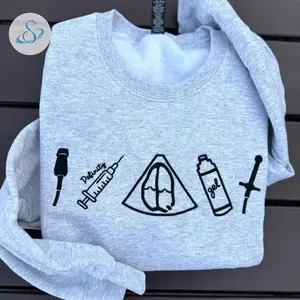 Echo Technologist RDCS Embroidered Sweatshirt, Cardiac Sonographer Crewneck, Ultrasound Tech Aesthetic Pullover, Cozy Medical Gift for Echo Lovers and Healthcare Workers