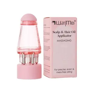 Roller Ball Scalp Care Comb – Hair Oil & Serum Applicator with Massage Design for Even Distribution and Daily Scalp Use Scalp Stimulator