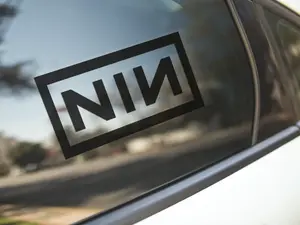 Nine Inch Nails Vinyl Decal For Car Windows, Laptop Sticker, Bumper Sticker