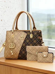 Commuting versatile women's handbag, Handbag set, printed bag with multiple pockets, large capacity, light luxury design, a must-have for the workplace, a birthday gift, Christmas gift, Valentine's Day gift, Mother's Day gift